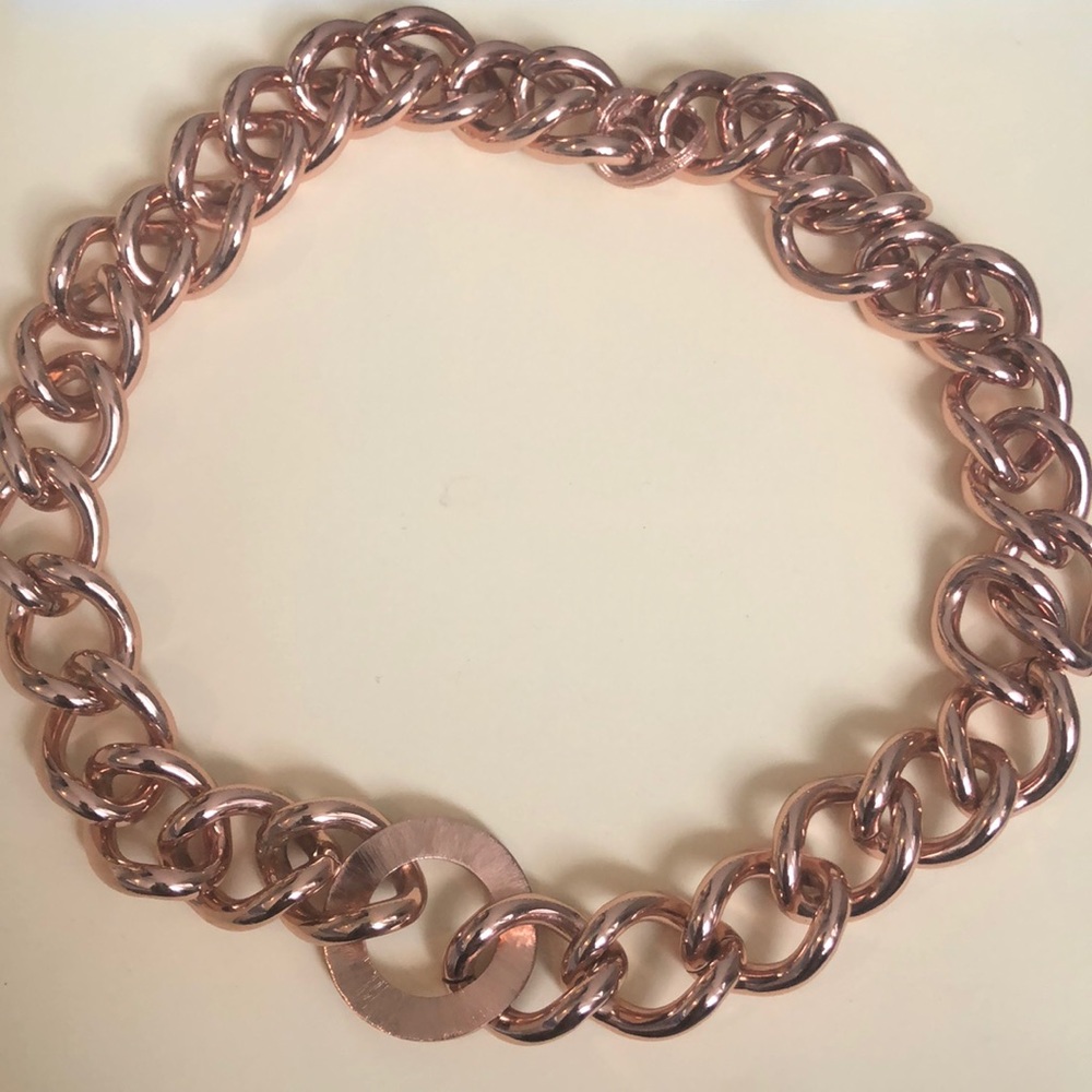 Rose gold chain necklace